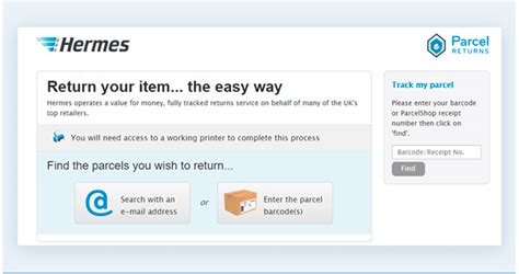 hermes return policy canada|hermes track my return.